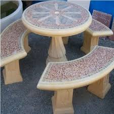 Concrete Tables And Benches
