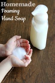 homemade foaming hand soap domestic