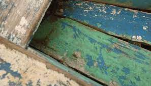 how to remove paint from decking boards
