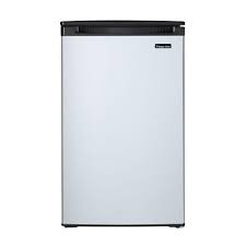 Koolatron compact fridge combines an elegant stainless steel look, with compact and reliable refrigeration. Magic Chef 4 4 Cu Ft Mini Fridge With Freezerless Design In Stainless Steel Hmar440st The Home Depot