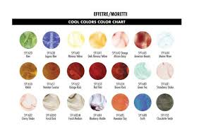 Color Charts Mountain Glass Arts