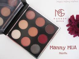 makeup geek x manny mua palette review