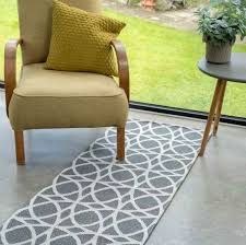 recycled cotton runner rug