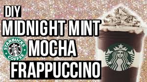 diy midnight mint mocha frappuccino