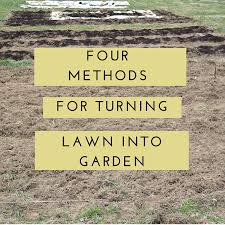 4 Methods For Transforming Lawn Into Garden