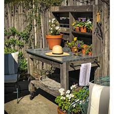 Outdoor Potting Table Workbench Buffet
