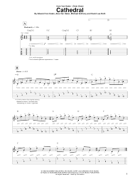 Cathedral by Van Halen - Guitar Tab - Guitar Instructor