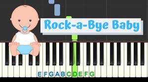 rock a bye baby easy piano tutorial