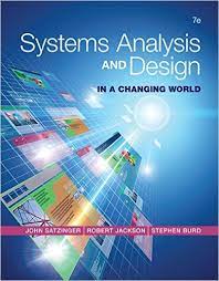 These functions fulfill the objectives of a company, such as sales, order planning, product design, part manufacturing. Systems Analysis And Design In A Changing World 7e Satzinger Jackson Burd Ebook Pdf Instant Download Textbook Ebook Pdf Download