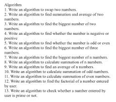 an algorithm to swap two numbers