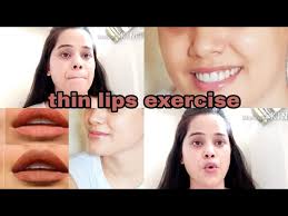 how to get thin lips exercise in 1 week