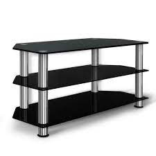 Artiss 3 Tiers Tempered Glass Tv Stand