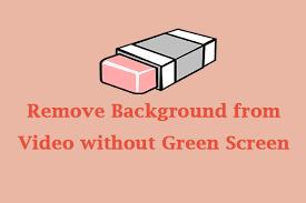 5 tools to remove background from video