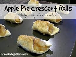 apple pie crescent rolls stockpiling