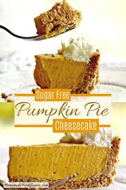 Made easier with a cake mix and baked in a pan everyone has, this dessert feeds a crowd! Sugar Free Pumpkin Cheesecake Recipe Homemade Food Junkie