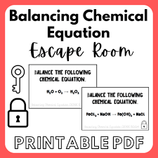 Chemistry Balancing Chemical Equation