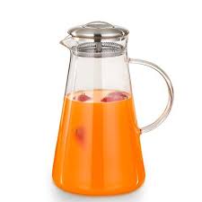 glass pitchers homemade iced tea pitcher