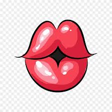 pop art woman lips premium vector png