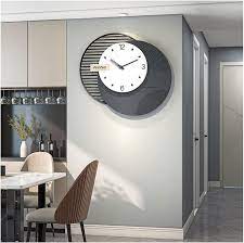 modern wall clock for living room decor