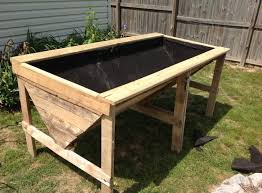 Raised Garden Bed From Pallets Free