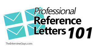 Professional Reference Letters 101 Sample Template Included
