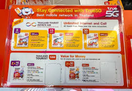 ing a sim card at bangkok airport in