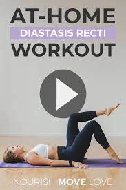 8 diastasis recti exercises 10 min abs