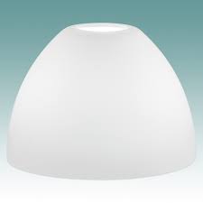 7864 Satin White Dome Shade Glass