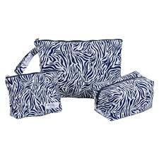 beauty case zebra blue aria inspirations