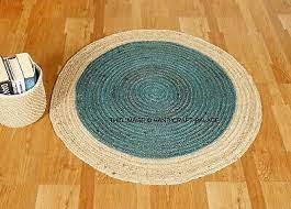 jute rugs ornamental round mats ebay