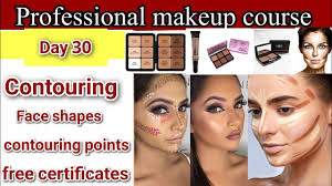 contouring according to face shape