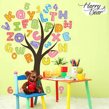 Alphabet Tree Nursery Wall Stickers