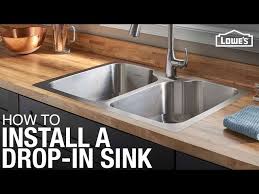How To Install A Drop In Kitchen Sink