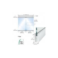 P4sa12de Crl Dry Glazed Frameless Glass