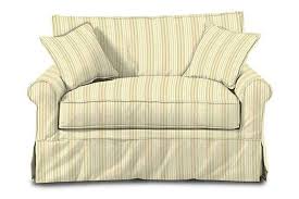 Measure width of chair back (including half the distance around the thickness of the back on both sides) and desired length of slipcover (including half the distance around the thickness of the. Brigid Designer Style Slipcovered Chair And A Half Twin Sleeper Sofa Club Furniture