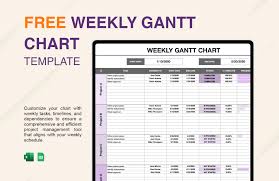 weekly gantt chart template in ms excel