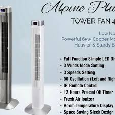 luft electricity alpine plus tower fan