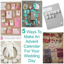 For the uninitiated, an advent calendar is a treasured holiday classic that allows family, friends, and couples to count down to december 25 by opening a small gift every day. 5 Ways To Make An Advent Calendar For Your Wedding Day Diy Weddings