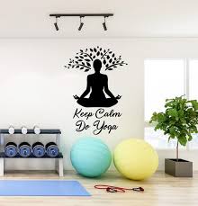 Buy Yoga Wall Decal Meditaton Decal