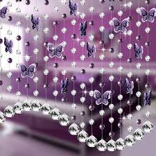 crystal erfly curtains beads