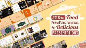 36 free food powerpoint templates for