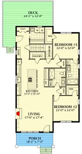 Expandable 2 Bed Cottage House Plan