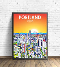 Buy Portland Or Art Poster Oregon