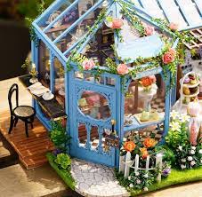 1 24 Diy Miniature Dollhouse Kit Rose