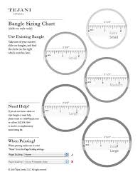 Bangle Sizing Chart Jewelry Pinterest Helpful Jewelry