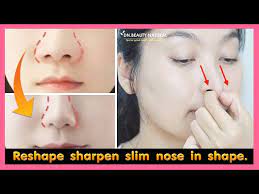 slim down fat nose in shape