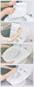 A larger percentage of toilet seat cover users don't know how to use it properly, therefore causing a mess rather than preventing the mess (which is the aim of using a toilet seat cover at first). Travel Pack Health Care Disposable Paper Toilet Seat Covers Buy Paper Toilet Seat Cover Disposable Paper Toilet Seat Covers Disposable Toilet Seat Cover Product On Alibaba Com