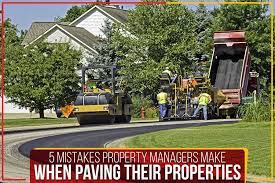 Property Managers Make When Paving
