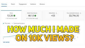 you paid me for 10k views in 2022