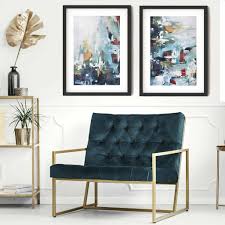 the pond art print set of two framed by